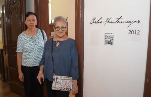 *Hermanas de Carlos Montemayor visitan la Sala Montemayor en Quinta Gameros*  