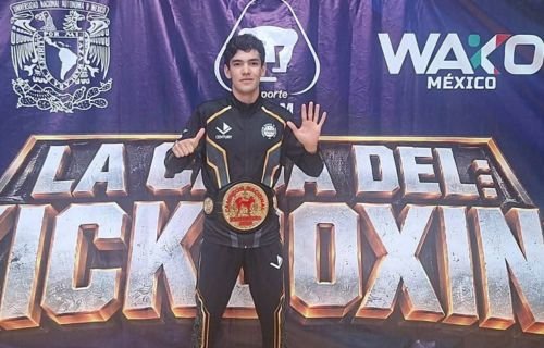 Estudiante de la FCAyF-UACH se corona campeón nacional de kickboxing por sexto año consecutivo